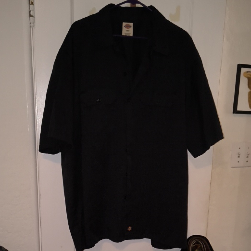 Dickies | Black Casual Button Down Shirt